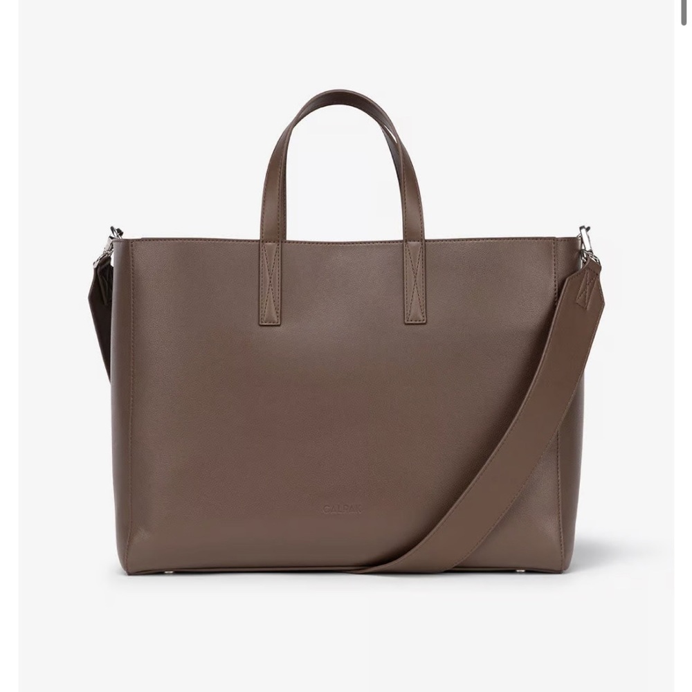 Calpak Laptop Tote in Espresso